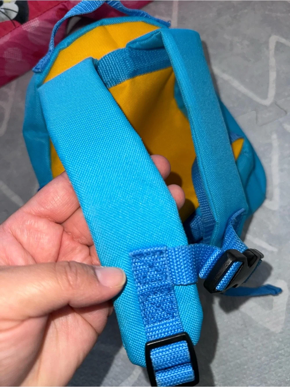 Kids Blue Cookie Monster Backpack - Unbranded